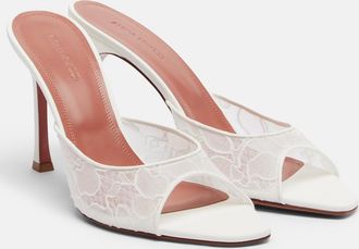 Amina Muaddi Mules Alexa con lunares