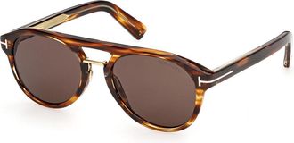 Tom Ford TI0031 55E Mens Sunglasses Tortoiseshell Size 54
