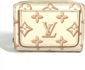Louis Vuitton Pre-owned Vintage Canvas Portemonnee - Dames - Vintage Accessoires - Wit - ONE Size - Vintage