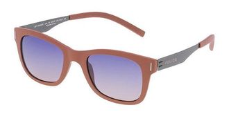 Police SPL170 WAGER 2 Polarized NKJP Mens Sunglasses Brown Size 50