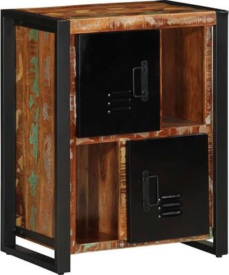 Berkfield Home Sideboard Multicolour 55x35x70 cm Solid Wood Reclaimed | Size: 55 x 35 x 70 cm