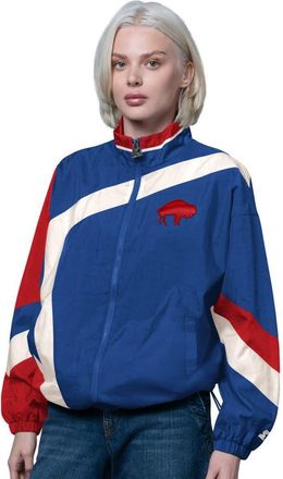 Starter Womens Starter Royal/Red Buffalo Bills Vintage 1st Quarter Full-Zip Windbreaker at Nordstrom, Size Xx-Large