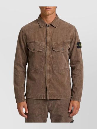 Stone Island ribbed overshirt