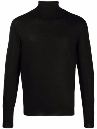 Fedeli roll neck cashmere-silk jumper - men - Silk/Cashmere - 54 - Black