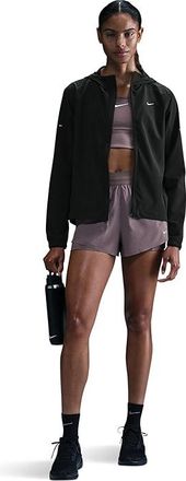 Nike Swift Repel Packable Running Jacket Womens Jacket Black/Reflective Silver : LG (US 12-14), Polyester/Spandex