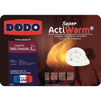 Dodo Dodo Couette Tres Chaude 450g/m2 Super Actiwarm 200x200 Cm Blanc