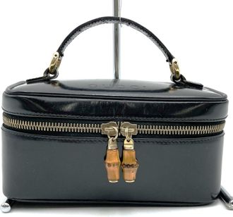 Gucci Leather Vanity Bag (Pre-Owned)