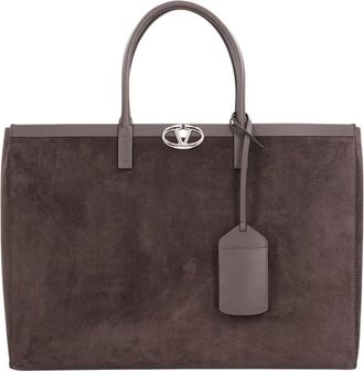 Valentino Garavani Vlogo Bold Edition Tote Tas - Heren - Shoppers - Bruin - ONE Size - Tassen