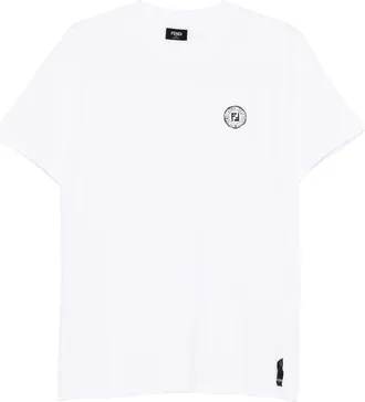 Fendi Logo-patch T-shirt