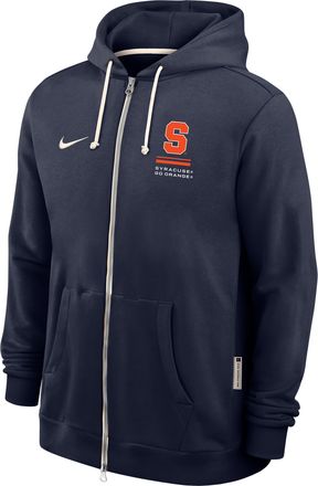 Nike Syracuse Sideline Standard Issue Nike Mens Dri-FIT College Full-Zip Hoodie in Blue | IV9928-421