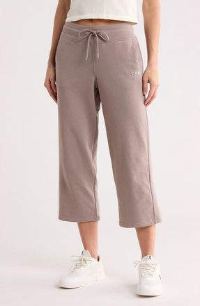 DKNY Drawstring Waist Crop Pants in Mushroom at Nordstrom Rack, Size X-Small
