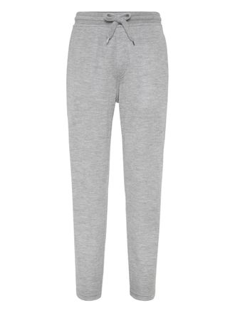 Brunello Cucinelli drawstring slim-fit joggers - Grey