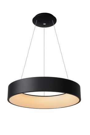 Lucide L&aacute;mpara colgante de aluminio con 1 led integrado, negro