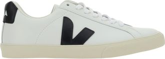 Veja Womens Sneakers Esplar Extra White-Black Upper: Calf Leather Trainers White/black
