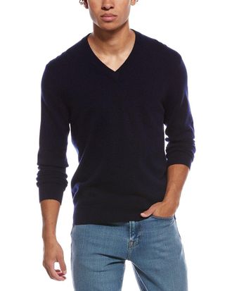 Quinn Solid Cashmere V-Neck Sweater
