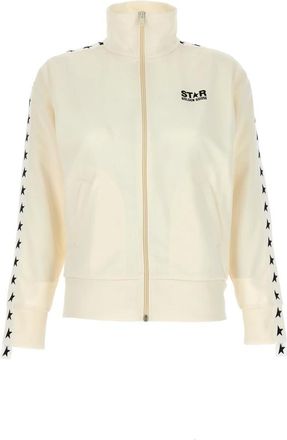 Golden Goose Dames, Sweatshirts & Hoodies, Wit, Maat: XS Poliester