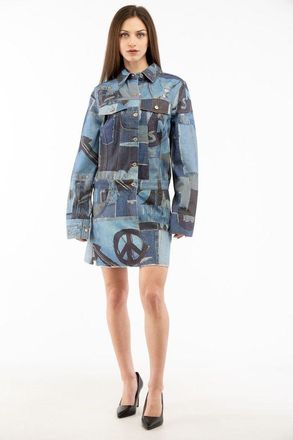 Moschino Multicolor Cotton Casual Womens Dress