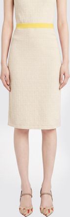 Fendi Gonna in misto cotone FF Fendi