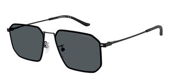 Emporio Armani EA2165D Asian Fit 300180 Mens Sunglasses Black Size 58