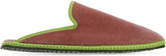 Vibi Venezia Antiek Roze Velvet Muiltjes Slippers - Dames - Pantoffels - Roze - 35 EU - Schoenen