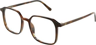 Valentino Glasses, female, Brown, Size: 51 MM Rectangular Acetate Eyewear