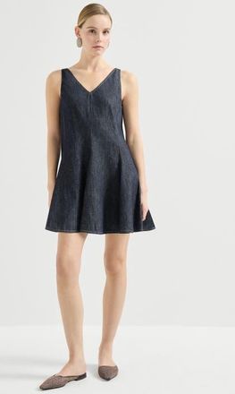 Brunello Cucinelli Mini dress in Dark Denim at Nordstrom, Size Xx-Small Eu