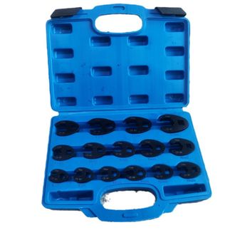 OEM Juego De 15 Llaves De Pata De Gallo (1/2 - 3/8), Juego De Llaves Fijas M&eacute;tricas, Juego De Llaves De Vaso Para Tuber&iacute;as, Llave Para Tuercas Abocinadas,