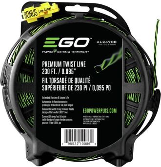 EGO AL2470B Premium Twist String, linea trimmer bi-componente (confezione sfusa), verde