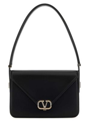 Valentino Garavani Black Letter Shoulder Bag