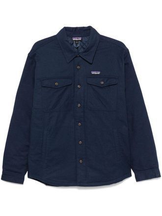 Patagonia Fjord shirt - men - Recycled Polyester/Cotton - S - Blue
