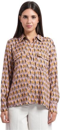 iBlues Overhemden, Dames, Roze, M, Ibliconico Omkeerbaar Shirt