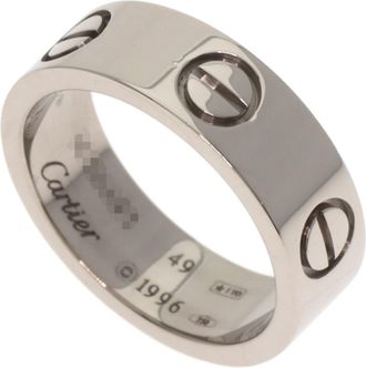 Cartier White Gold White Gold (18K) Band Ring (Pre-Owned)