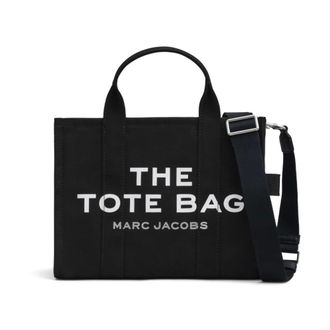 Marc Jacobs Canvas Medium Tote Bag - female - Marc Jacobs - Shopping Bags - Black - ONE SIZE - Bags