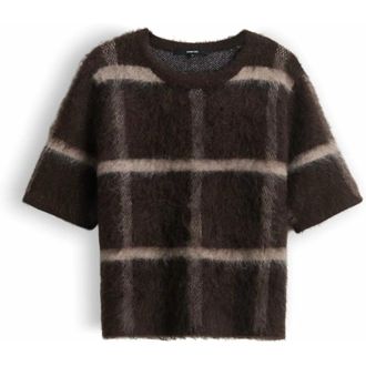 someday Pullover met korte mouwen - Dames - Truien - Bruin - Maat: S