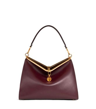 Etro Brown Leather Hobo Vela Bag