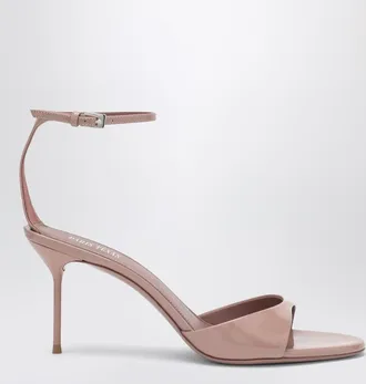 PARIS TEXAS Lidia antique pink patent leather sandal