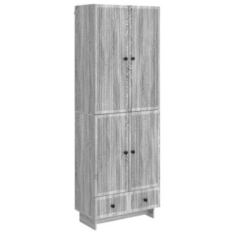 vidaXL Juego De Armarios 2 Uds. Sonoma Gris Madera De Ingenier&iacute;a Vidaxl
