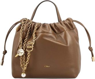 Chlo&eacute; Brown Icons Mini Shoulder Bag