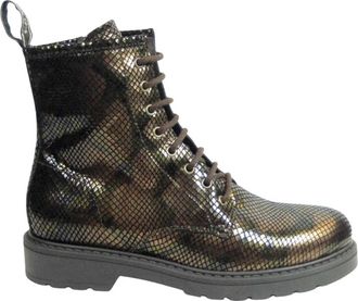 Nero Giardini Lace-up Boots - Dames - Veterlaarzen - Veelkleurig - 37 EU - Leer - Schoenen