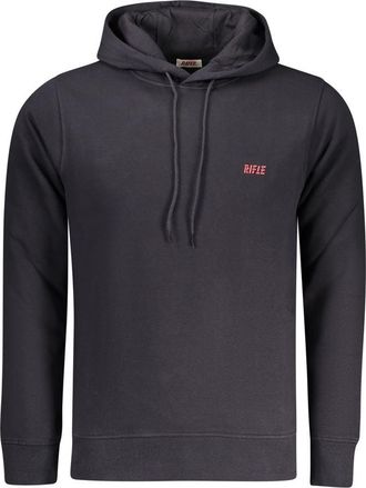 Rifle Blauw Katoenen Hoodie voor Mannen