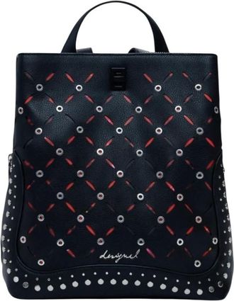 Desigual Tassen, Dames, Zwart, ONE Size, Vrouwen Zwarte Tas Herfst/Winter Stijl