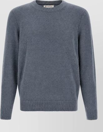Brunello Cucinelli cashmere-blend ribbed crew-neck jumper