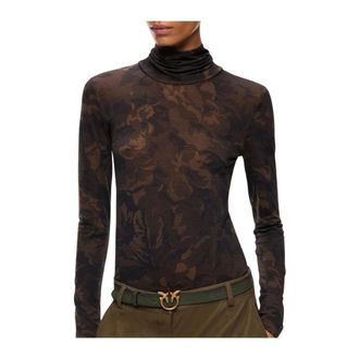 Pinko Brendola Dolcevita Jersey - Dames - Coltruien - Veelkleurig - M - Wol - Truien & Vesten