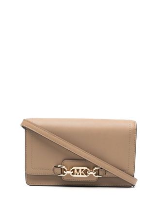 Michael Kors Heather leather crossbody bag - women - Calf Leather - OS - Brown