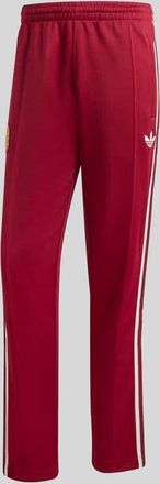 adidas Originals Regular Fit Trainingshose mit Baumwoll-Anteil in Bordeaux, Gr&ouml;&szlig;e XXL