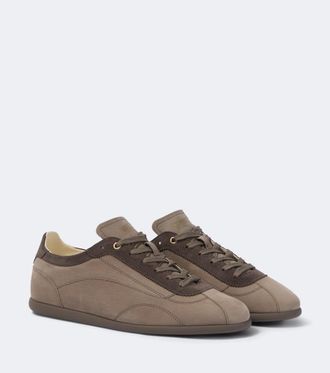 Brunello Cucinelli Zapatillas de piel con ante