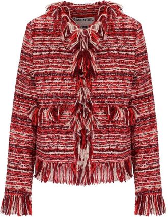 Essentiel Iskra Jacket - Dames - Blazers - Rood - S - Wol - Jassen