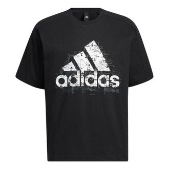 adidas City Escape Loose Fit Badge Of Sport Graphic T-Shirt Black IA9429