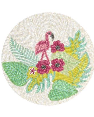 Tiramisu Botanica Beaded Placemat