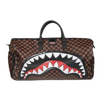 Sprayground Sprayground, Tassen, Heren, Bruin, ONE Size, Sharks in Paris WTF Bubble Duffle